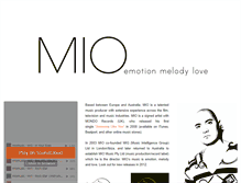 Tablet Screenshot of miomusic.com